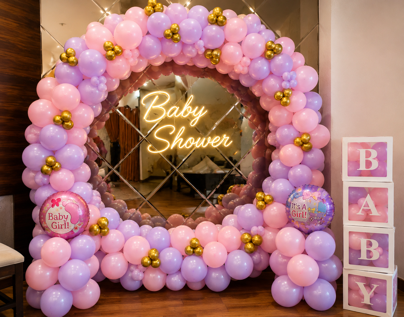 Baby shower setup 6