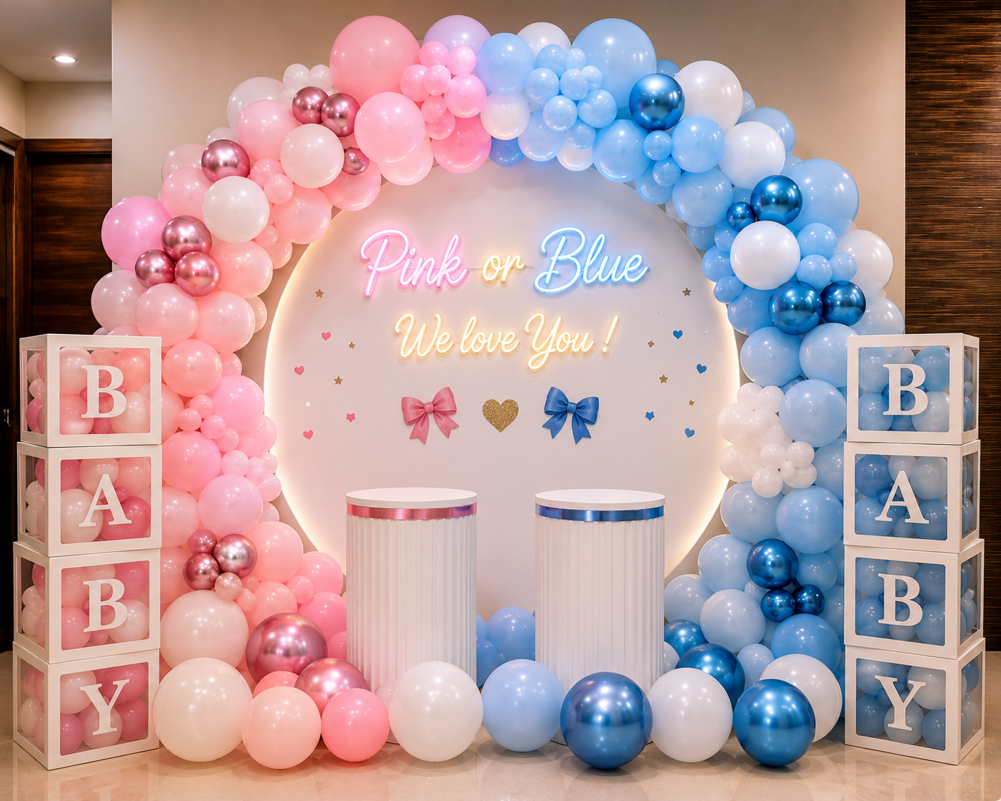 Baby shower setup 13