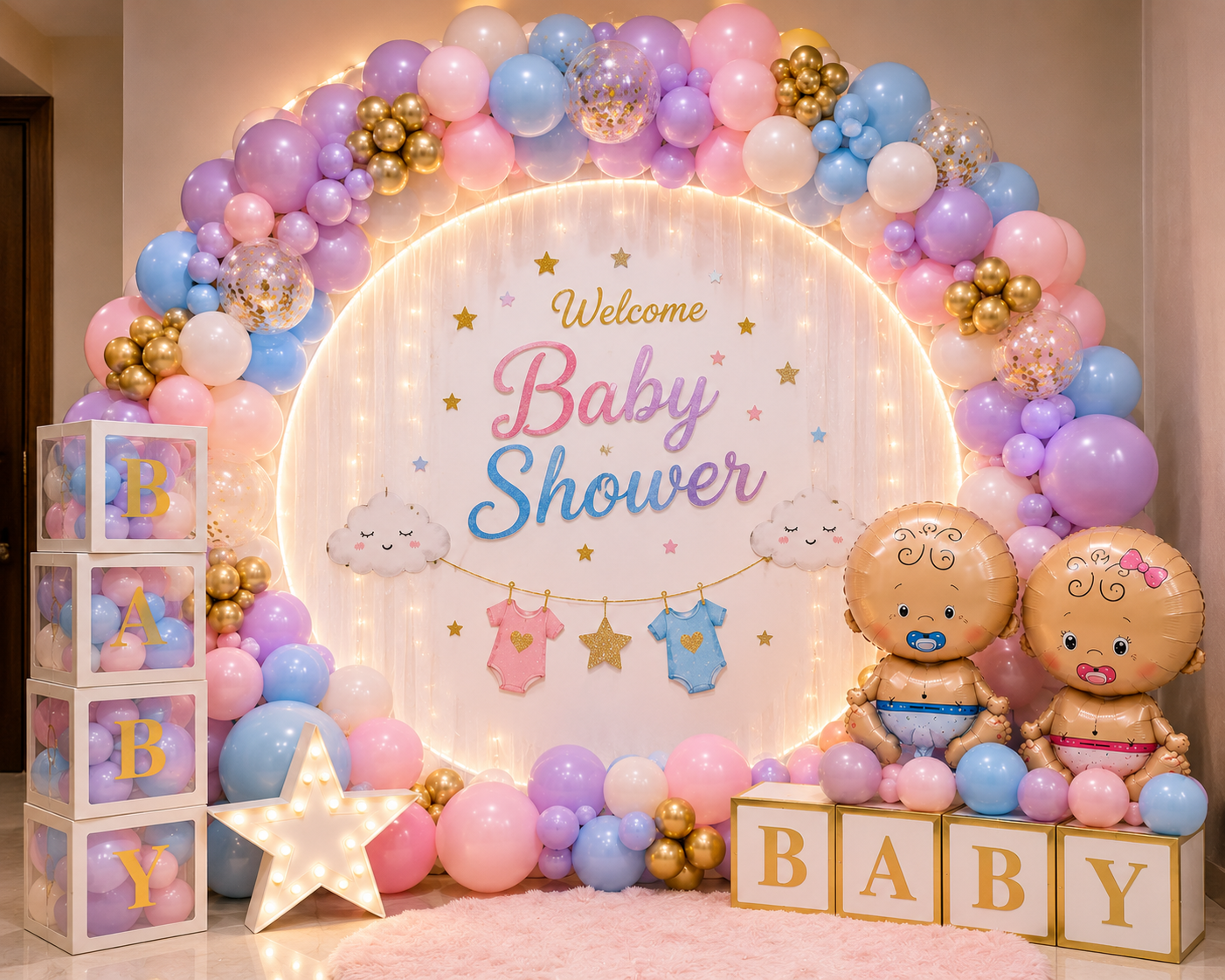 Baby shower setup 14